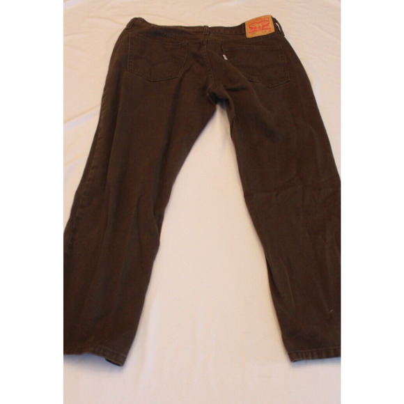 Levi's 541 Brown Jeans Denim 35x30 Regular Fit Straight 100% Cotton - Picture 7 of 7